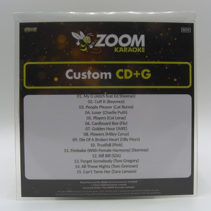Zoom Pop Chart Picks 2023 (Part 1) [Custom CD+G]